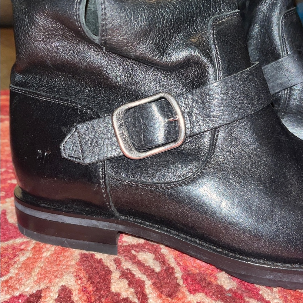 Frye Boots, Ankle Boots with Buckle, Size Women’s 11, Great Condition - Picture 3 of 11